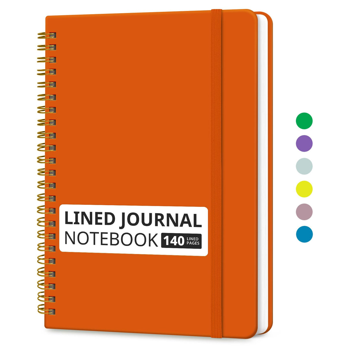 Taja Lined Spiral Notebook for Work, 5.7"x7.9" Spiral Journal College Ruled Father Jim Norris notebooks