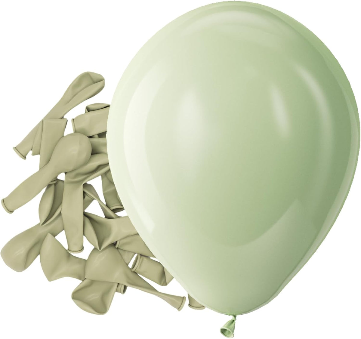 Bezente Assorted Latex Rainbow Balloons 100 Pack 12 inch