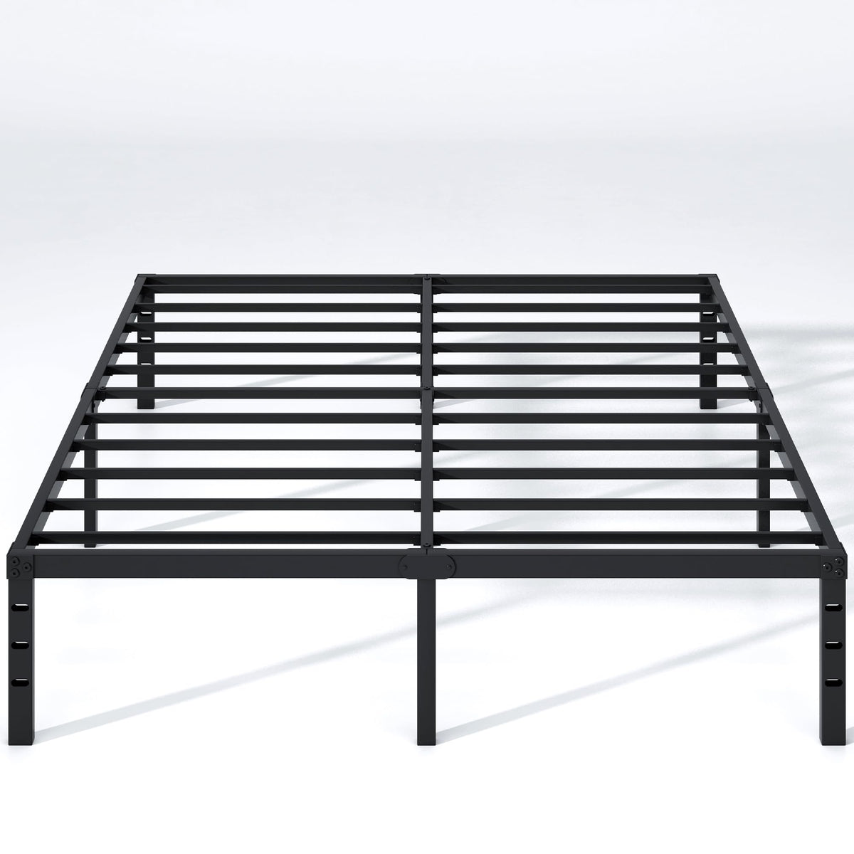 NEW JETO Metal Bed Frame,Queen Size Bed Frame with Storage Space,14 Inch