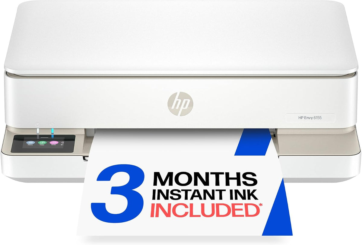 HP Envy 6155 Wireless All-in-One Color Inkjet Printer, Print, Scan, Copy, Duplex Printing Best-for-Home, 3 Month Trial of Instant Ink Included, AI-Capable (C2WR7A) Portobello Father Jim Norris notebooks