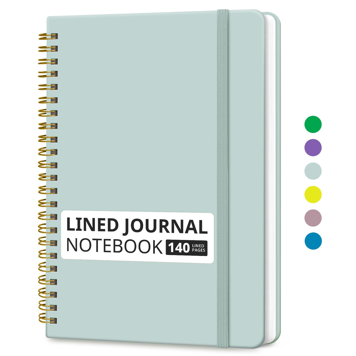 Taja Lined Spiral Notebook for Work, 5.7"x7.9" Spiral Journal College Ruled Father Jim Norris notebooks