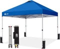 CROWN SHADES 10x10 Pop Up Canopy Tent with One Push Setup, Blue Father Jim Norris notebooks