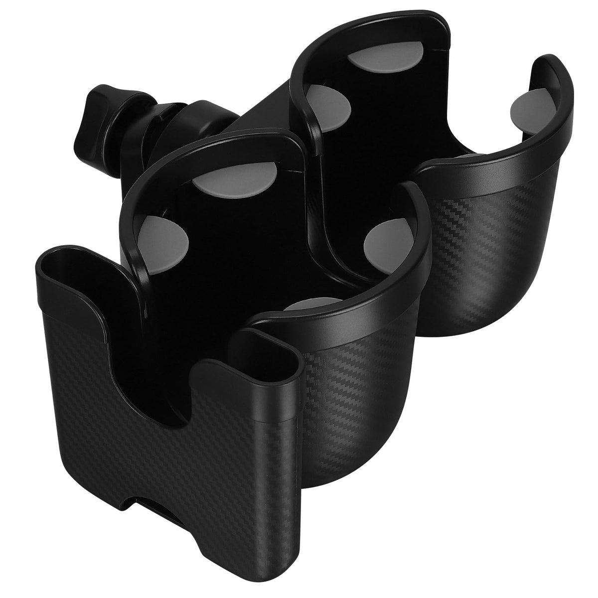 Accmor Stroller Cup Holder with Phone Holder, Bike Cup Holder, Walker Scooter Wheelchair Cup Holder Attachment, Universal Cup Holder for Uppababy Graco Strollers