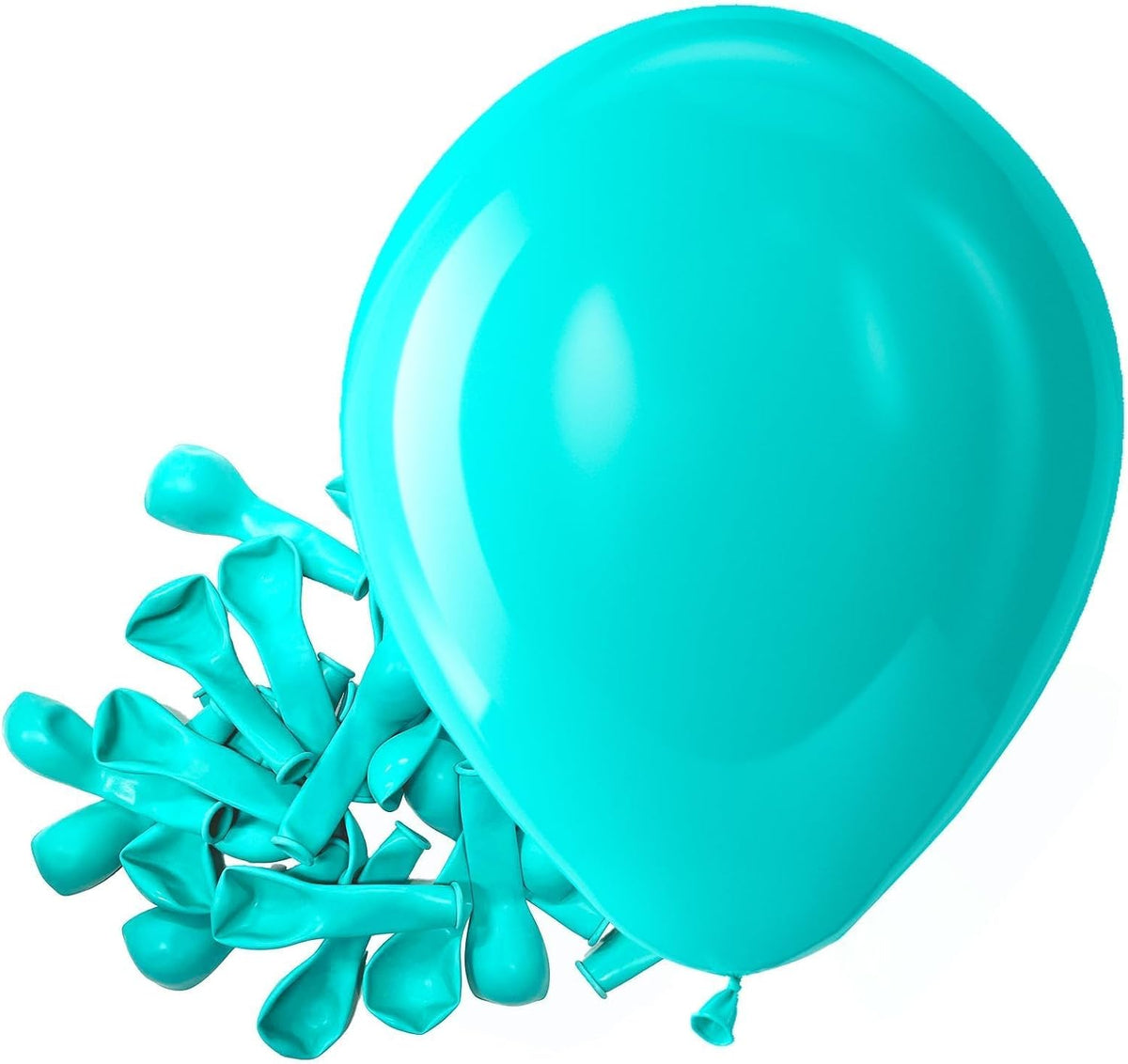 Bezente Assorted Latex Rainbow Balloons 100 Pack 12 inch