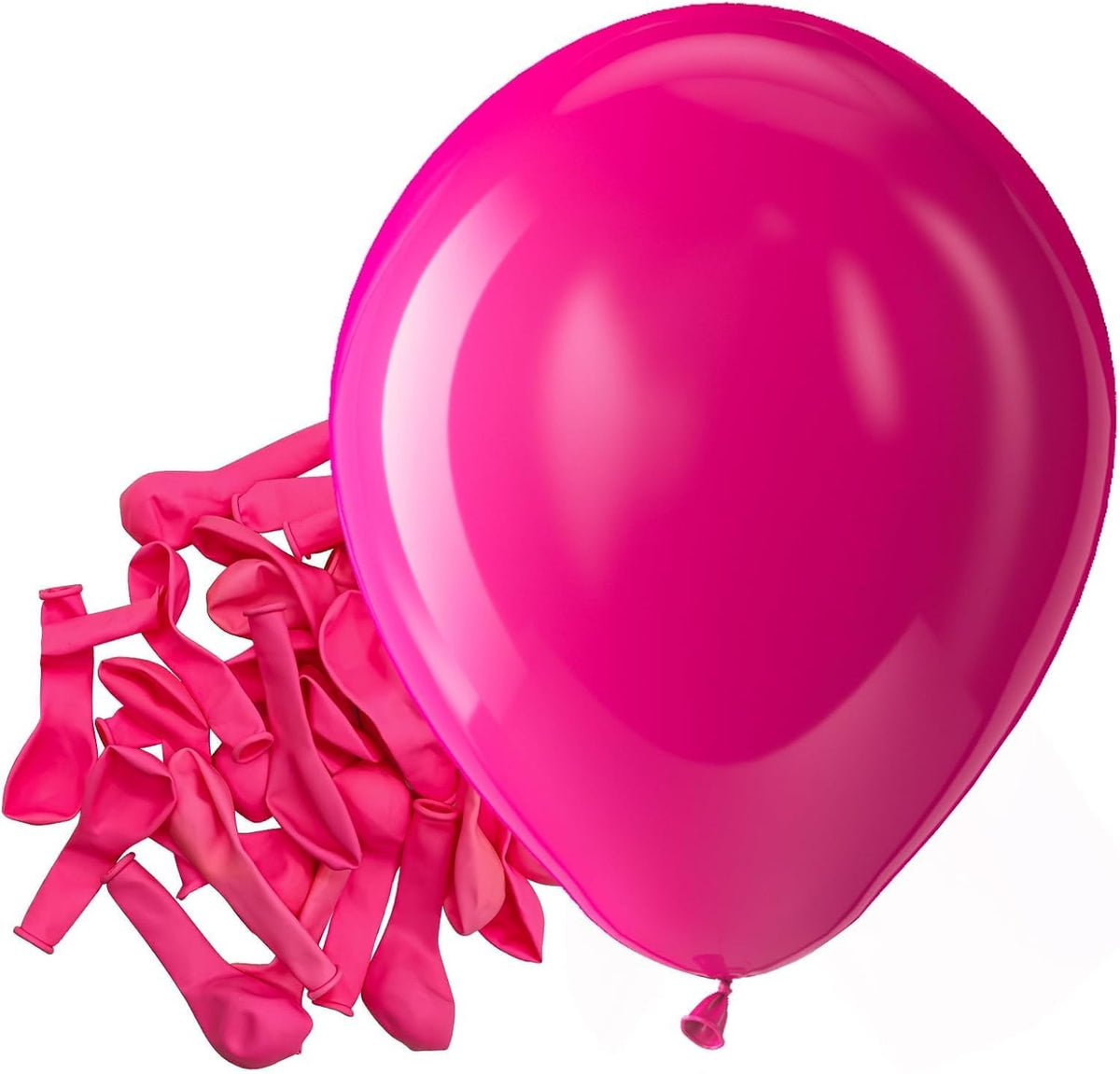 Bezente Assorted Latex Rainbow Balloons 100 Pack 12 inch