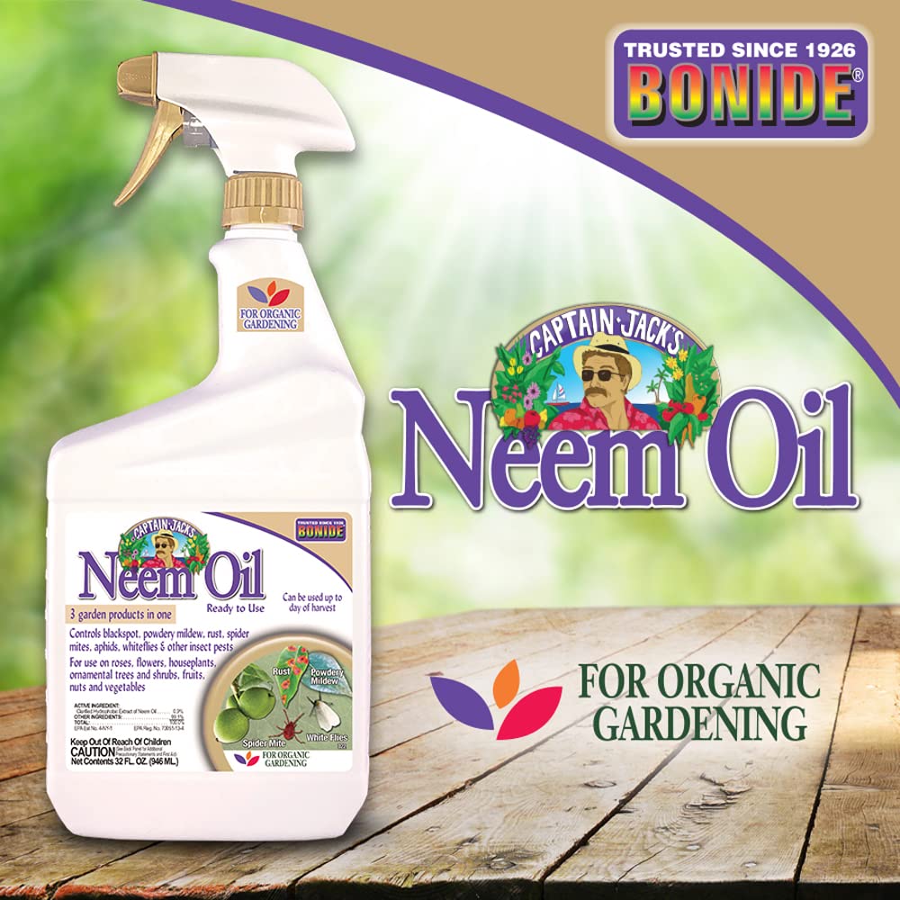 Bonide Captain Jack's Neem Oil, 32 oz Ready-to-Use Spray Father Jim Norris notebooks