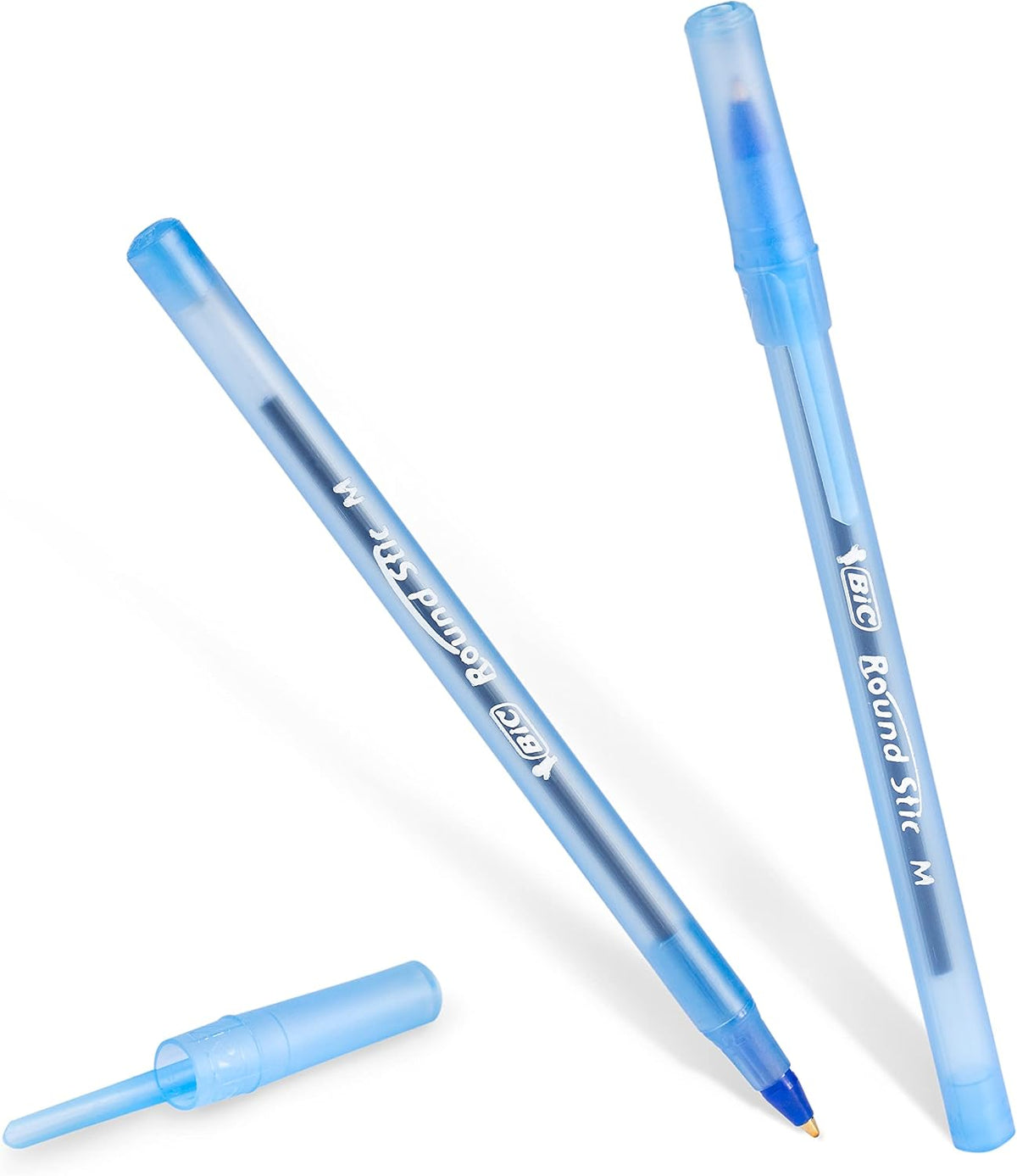 BIC Round Stic Xtra Life Ballpoint Pen, Ultra Long Lasting and Consistent Ink Flow, 60-Count in Black Ink Father Jim Norris notebooks