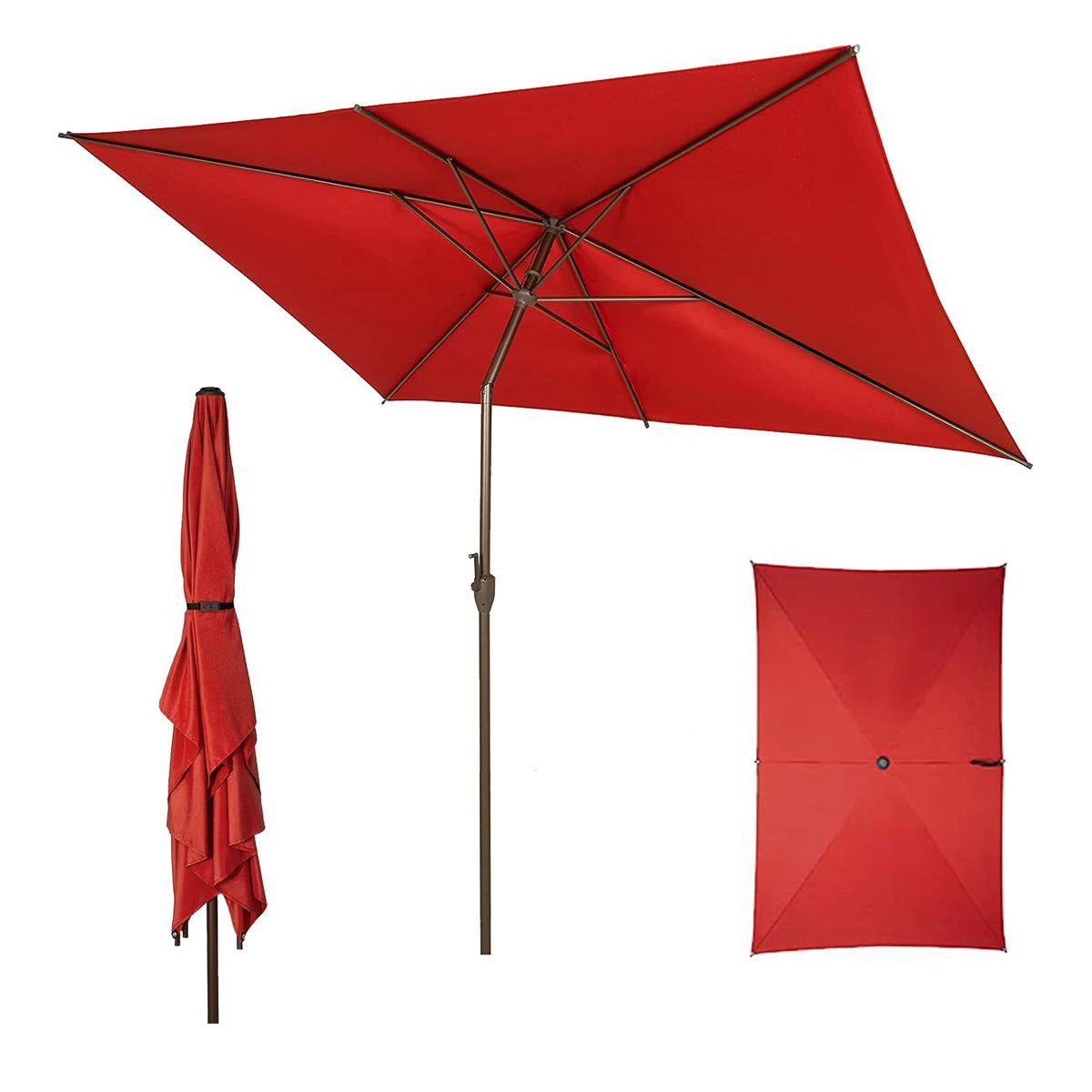 Abba Patio 7.5FT Lyon Outdoor Patio Umbrella Outdoor Table Umbrella with Push Button Tilt and Crank Market Umbrella 6 Sturdy Ribs UV Protection Waterproof for Garden Deck Backyard Pool Grey Father Jim Norris notebooks