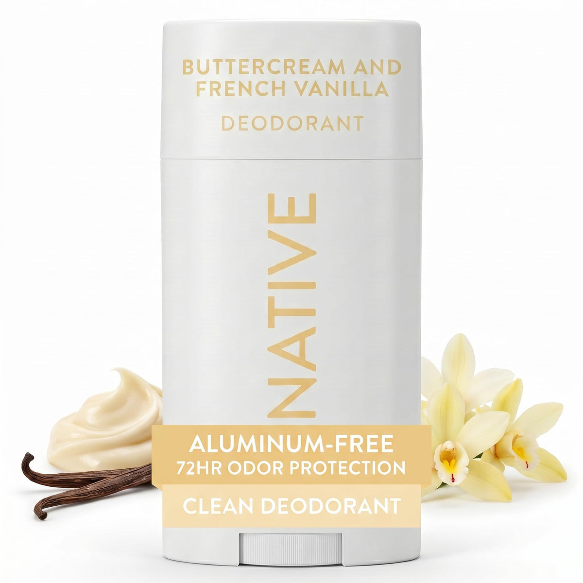 Native Aluminum-Free Deodorant for Women & Men, Coconut & Vanilla, 2.65oz