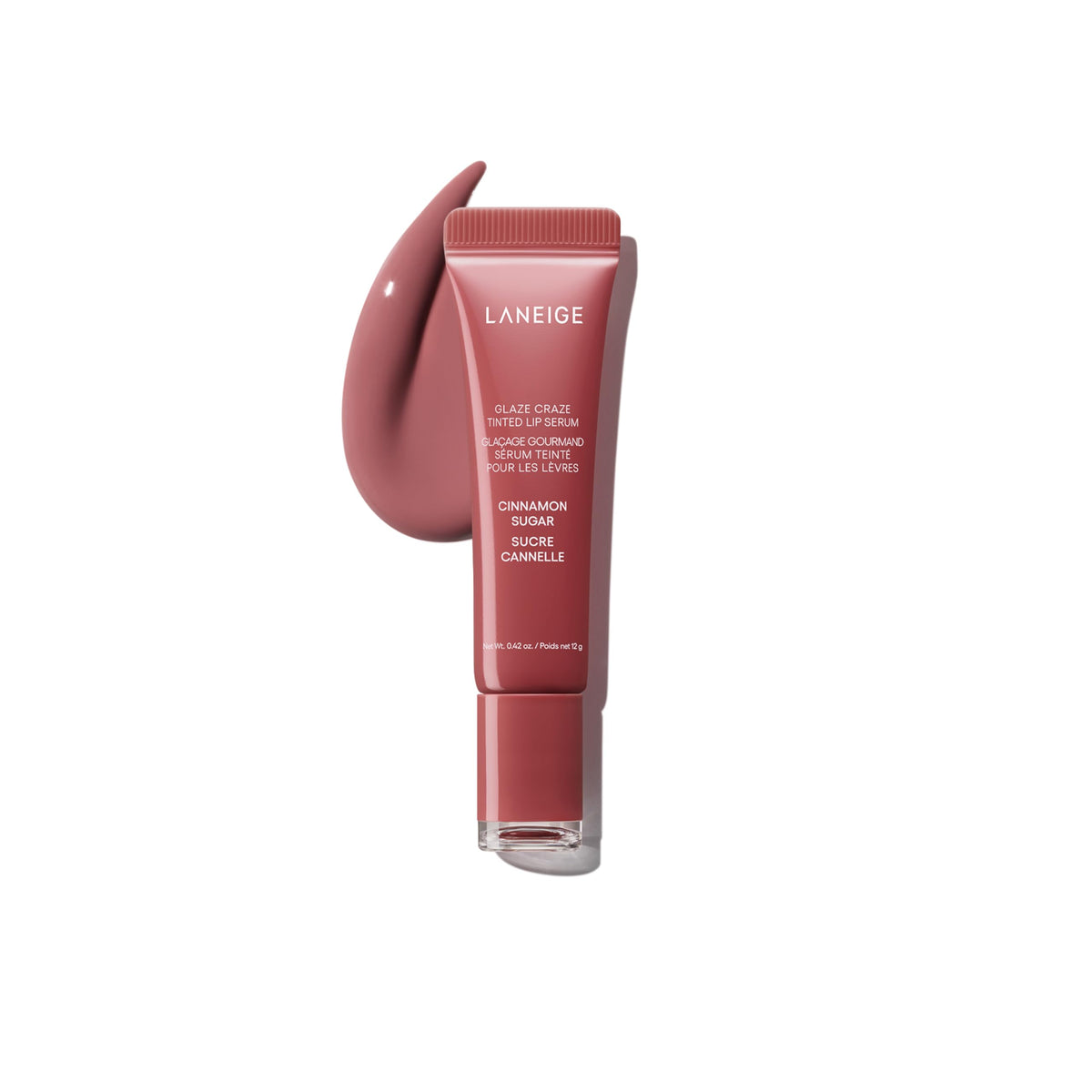 LANEIGE Glaze Craze Tinted Lip Serum with Plumping Polypeptides Father Jim Norris notebooks