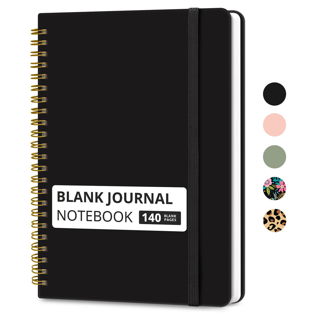 Taja Lined Spiral Notebook for Work, 5.7"x7.9" Spiral Journal College Ruled Father Jim Norris notebooks