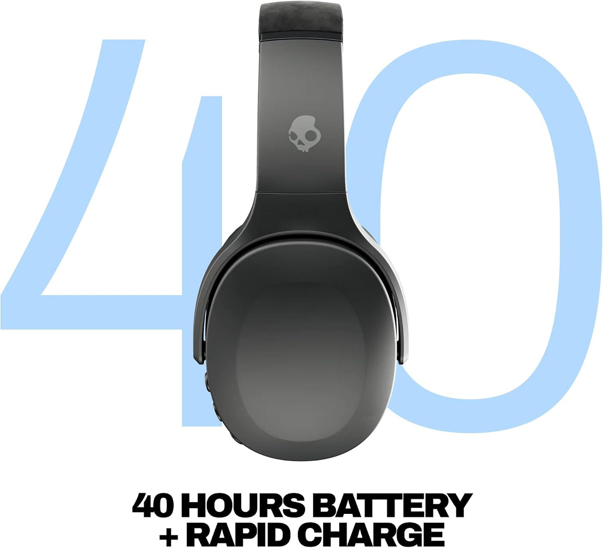 Skullcandy Crusher Evo Wireless Multi-Sensory Bass Headphones - True Black Father Jim Norris notebooks