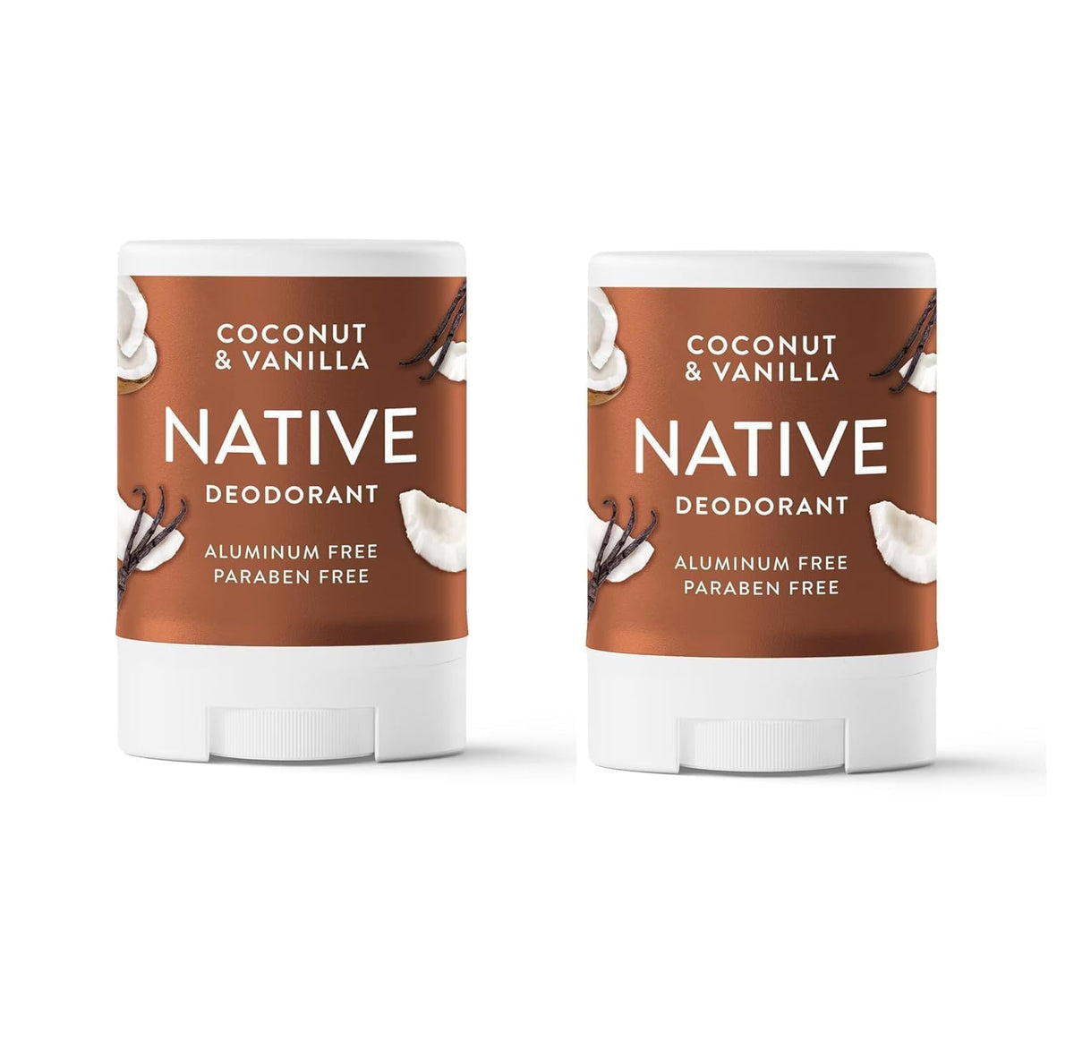 Native Aluminum-Free Deodorant for Women & Men, Coconut & Vanilla, 2.65oz