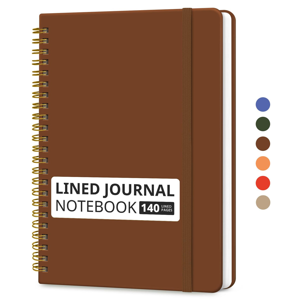 Taja Lined Spiral Notebook for Work, 5.7"x7.9" Spiral Journal College Ruled Father Jim Norris notebooks