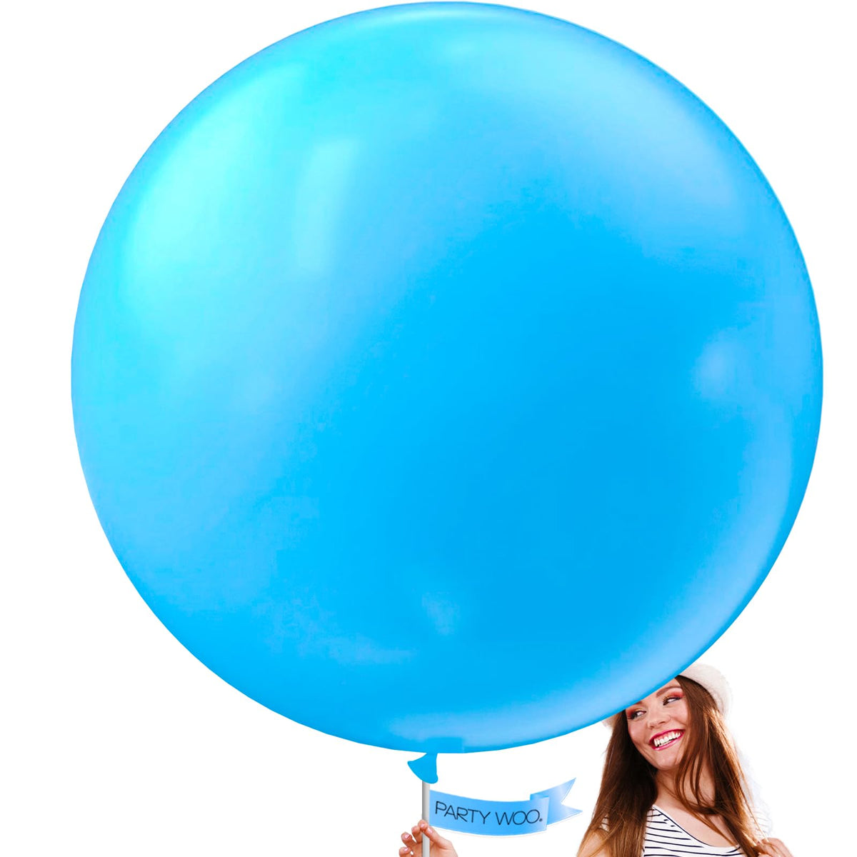 PartyWoo Assorted Colors Rainbow Balloons 50pcs Multicolor Colorful Color