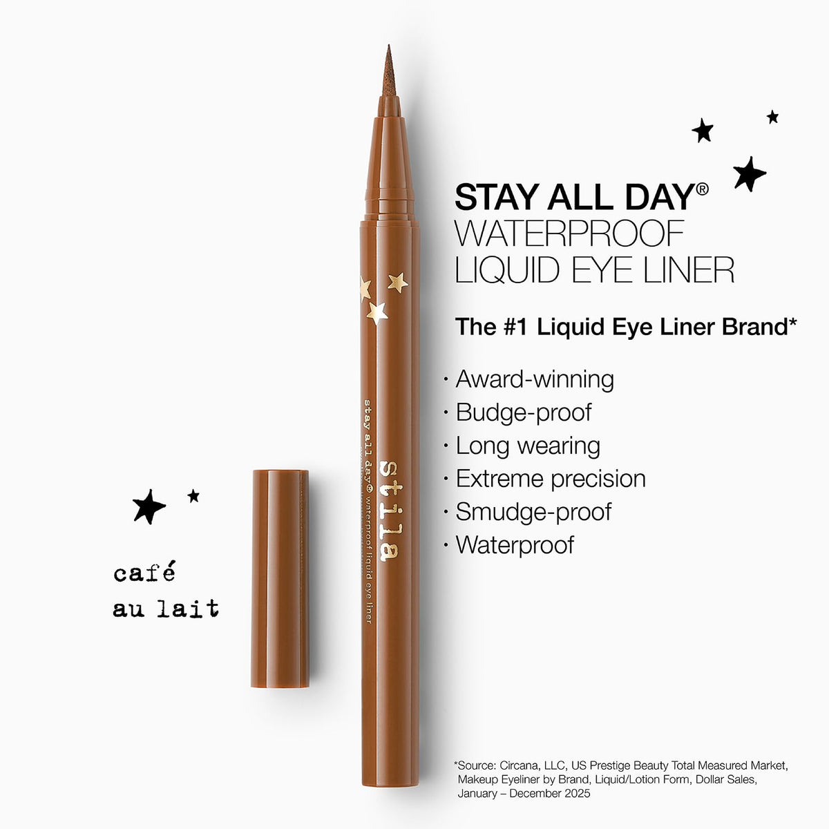 stila Stay All Day Waterproof Liquid Eye Liner Father Jim Norris notebooks