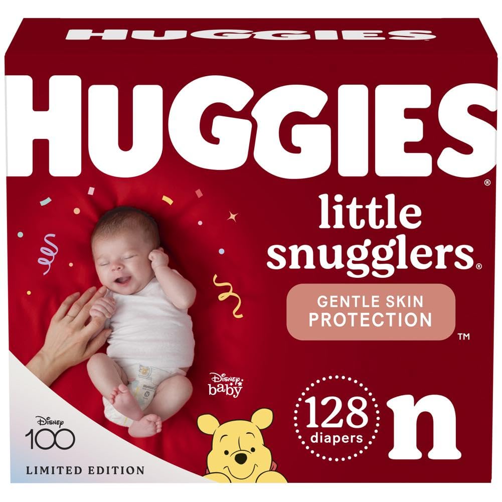 Huggies Little Snugglers Newborn Diapers, 144 Count