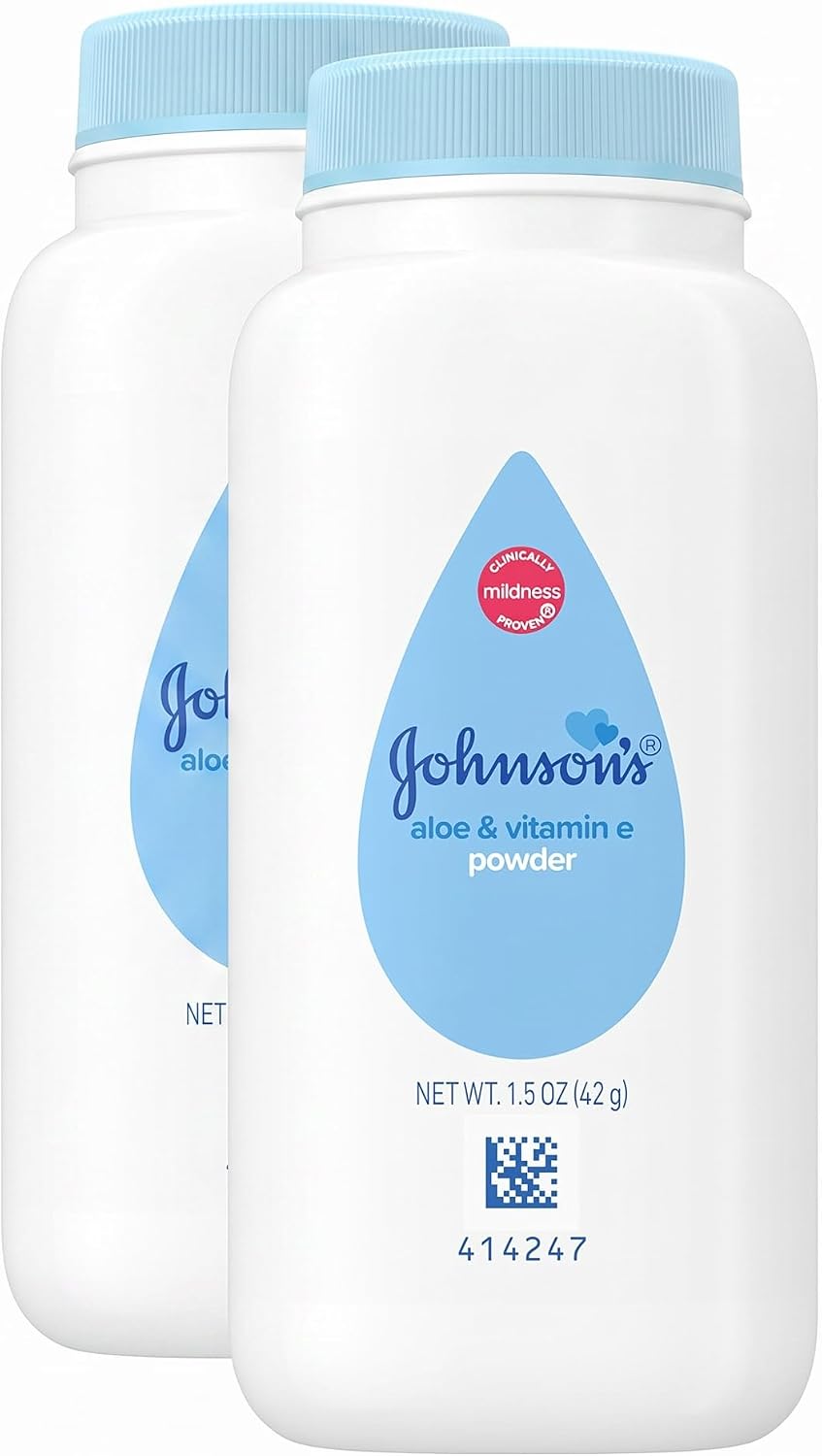 Johnson's Baby Naturally Derived Cornstarch Baby Powder, 1.5 oz