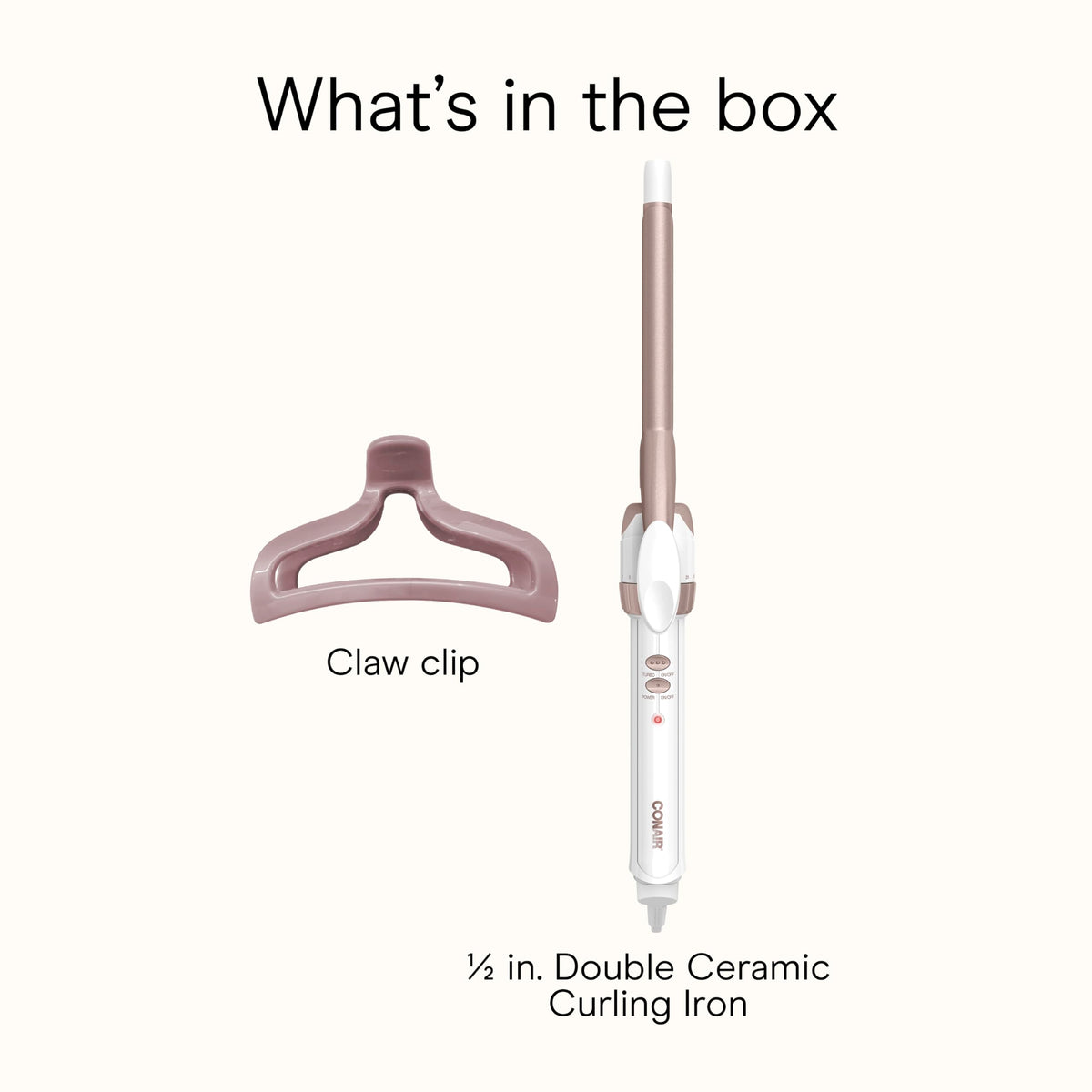 Conair Curling Iron, Double Ceramic, 1-in. Barrel, White/Rose Gold Father Jim Norris notebooks