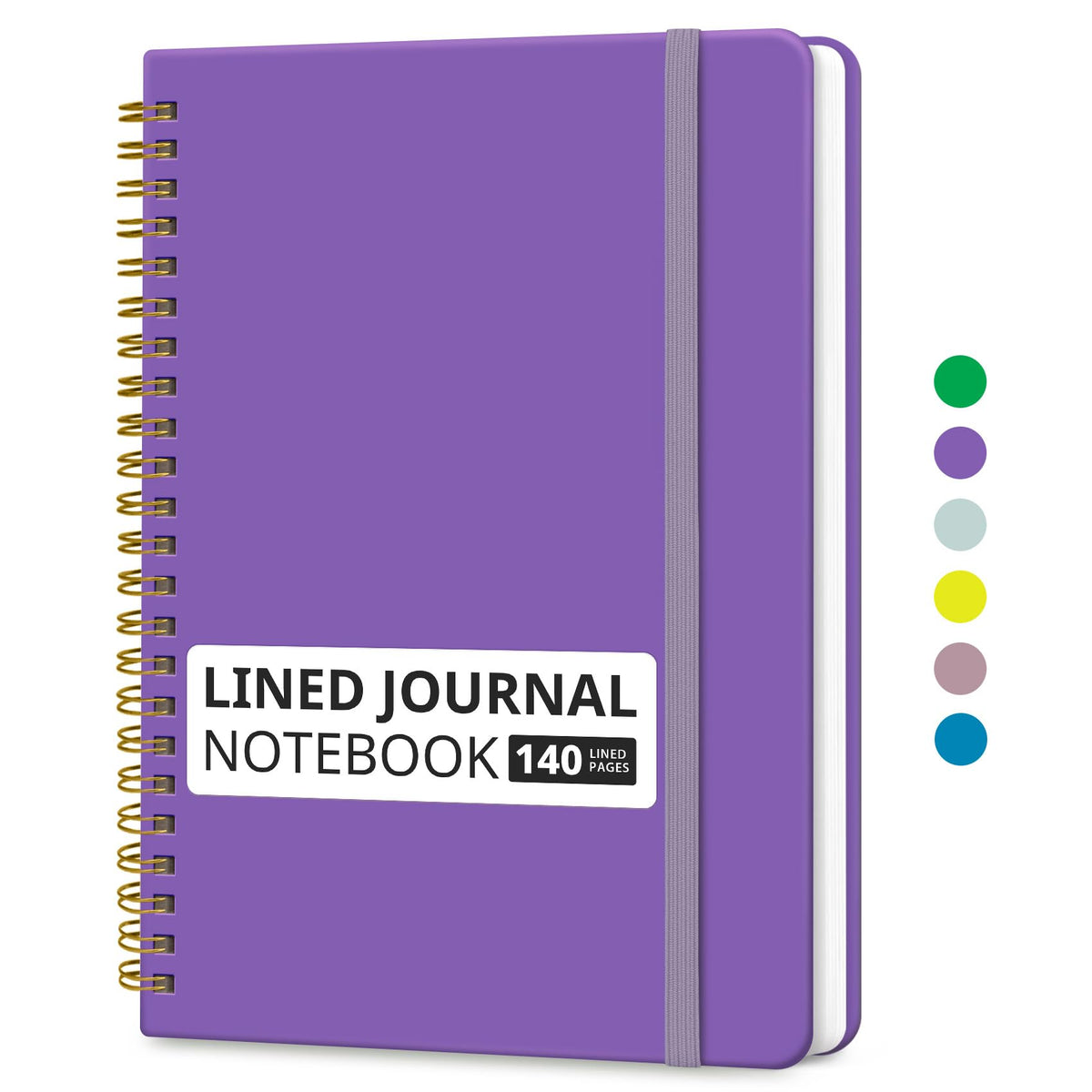 Taja Lined Spiral Notebook for Work, 5.7"x7.9" Spiral Journal College Ruled Father Jim Norris notebooks