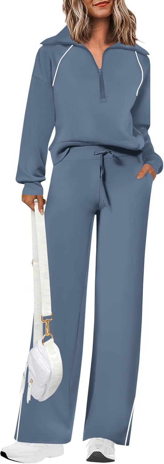 PRETTYGARDEN Women's 2 Piece Matching Lounge Set Sweatsuits