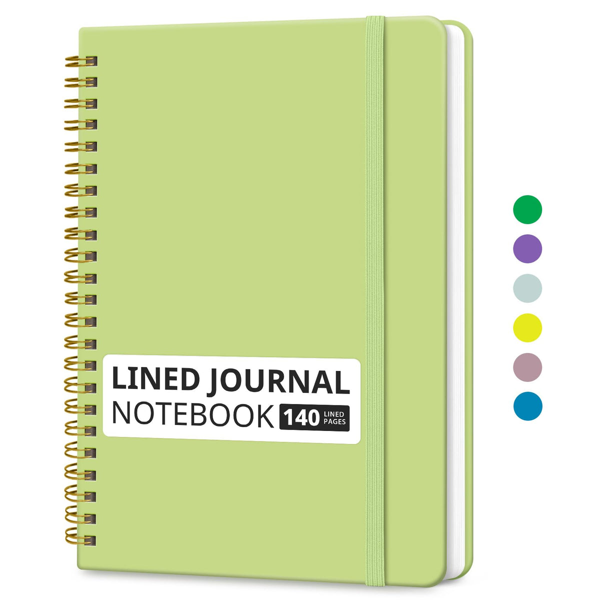 Taja Lined Spiral Notebook for Work, 5.7"x7.9" Spiral Journal College Ruled Father Jim Norris notebooks