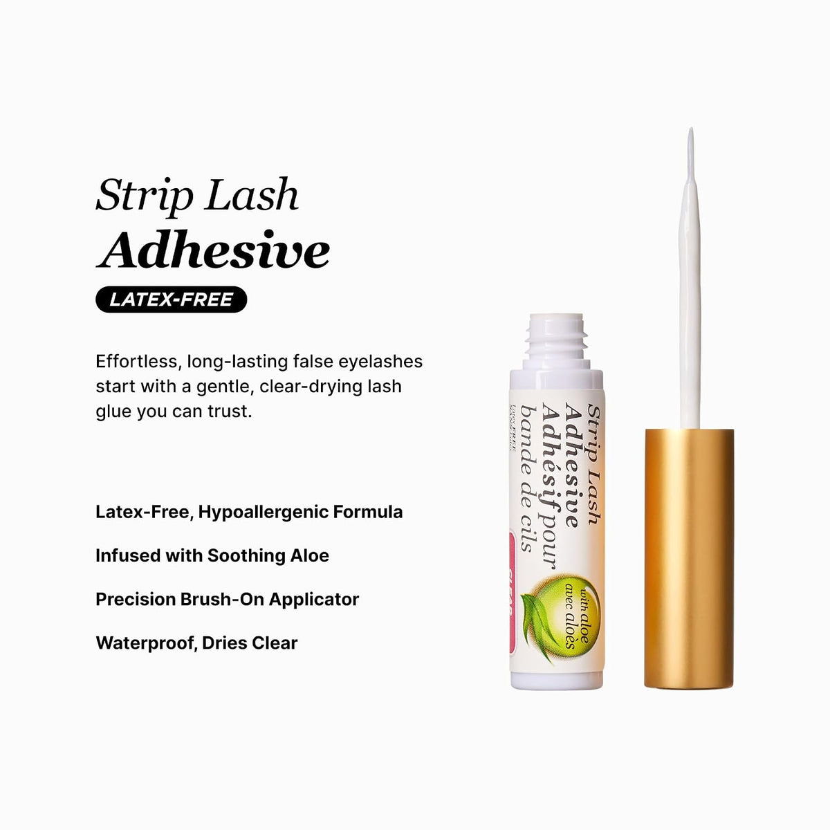 Kiss Lash Adhesive, Lash Glue, 24hr Strip Eyelash Adhesive