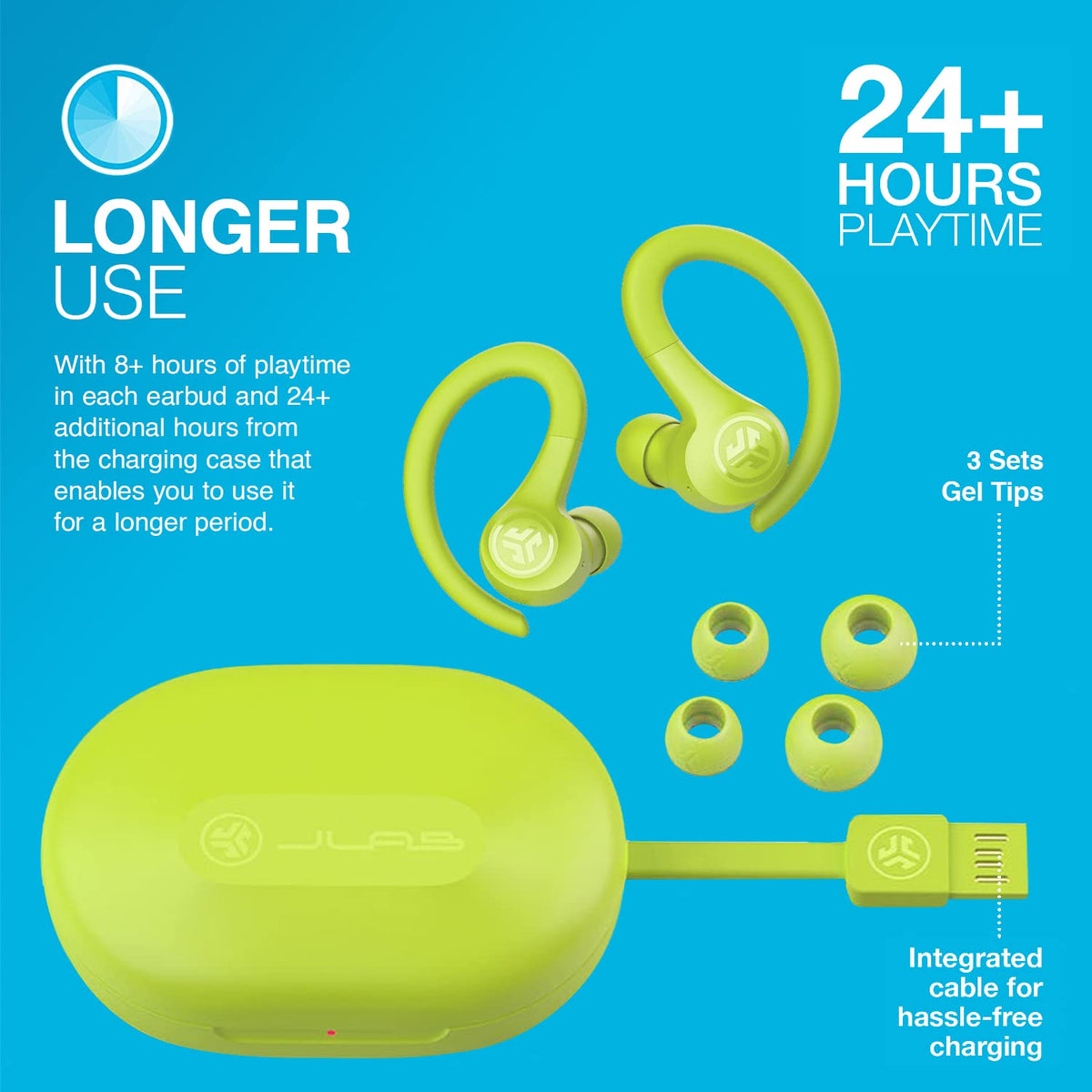 JLab, Go Sport+, True Wireless Workout Earbuds, Bluetooth Sport Earbuds, Clear Calling, Teal Father Jim Norris notebooks