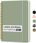 Taja Lined Spiral Notebook for Work, 5.7"x7.9" Spiral Journal College Ruled Father Jim Norris notebooks