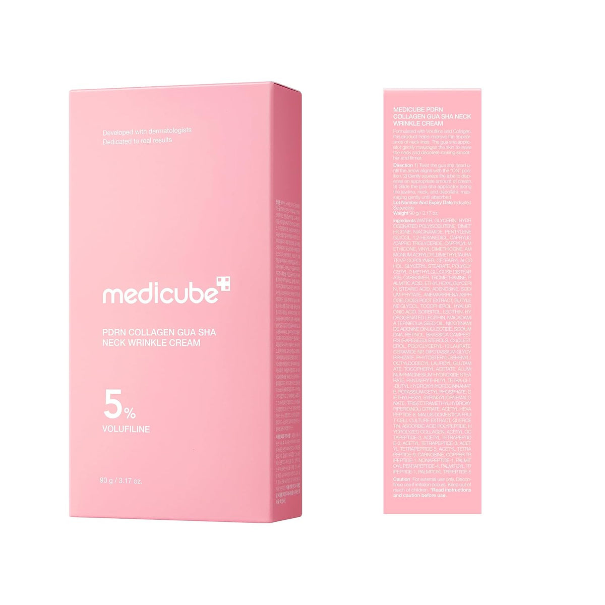 medicube PDRN Collagen Gua Sha Neck Wrinkle Cream - Firming, Contour Care Father Jim Norris notebooks