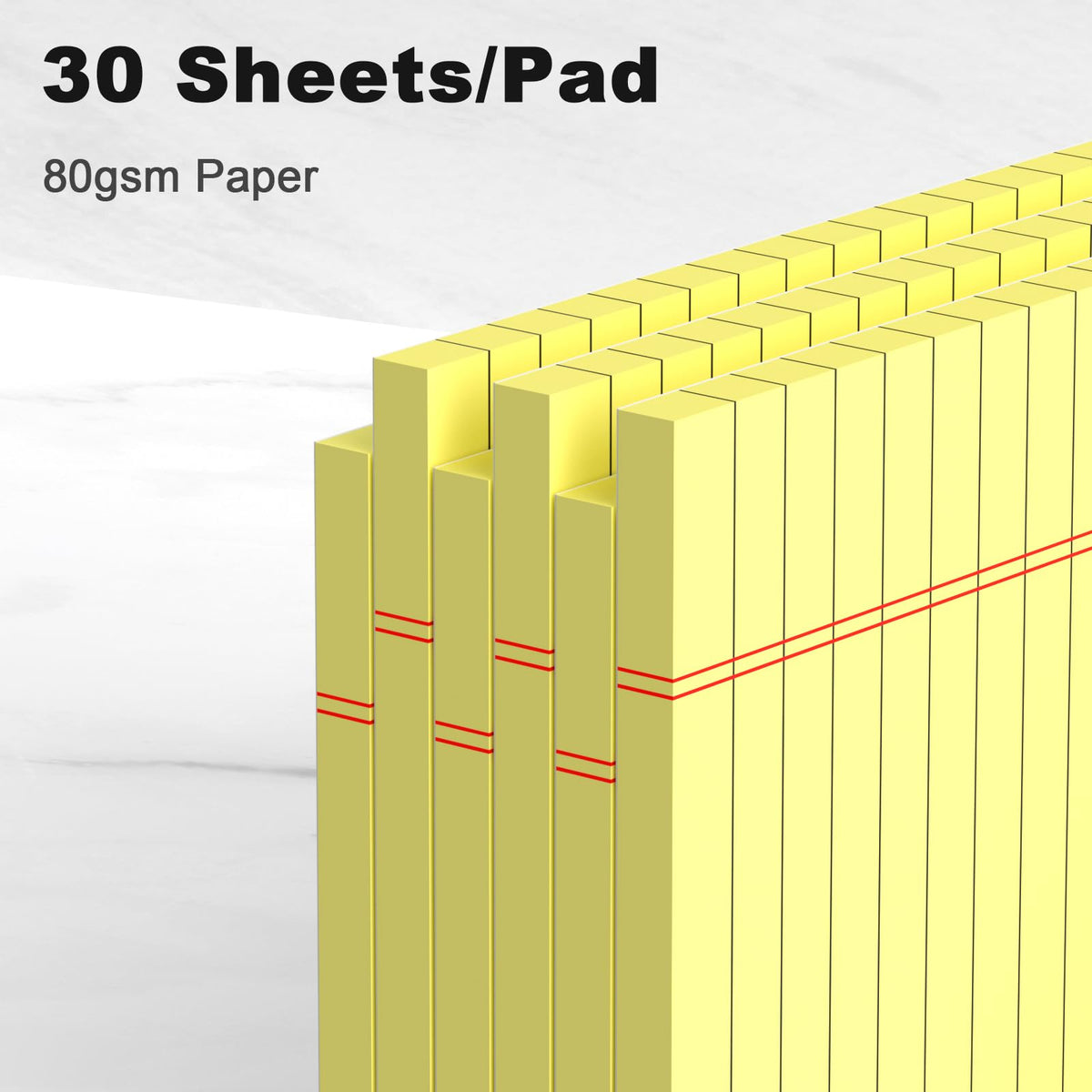 AILZFEI 6pcs Small Note Pad 5x8 College Ruled Legal Pads Paper Notepads 6 Pack Study Back Writing Pads 5 x 8 Legal Pads Perforated Narrow Ruled Pads of Paper White Father Jim Norris notebooks