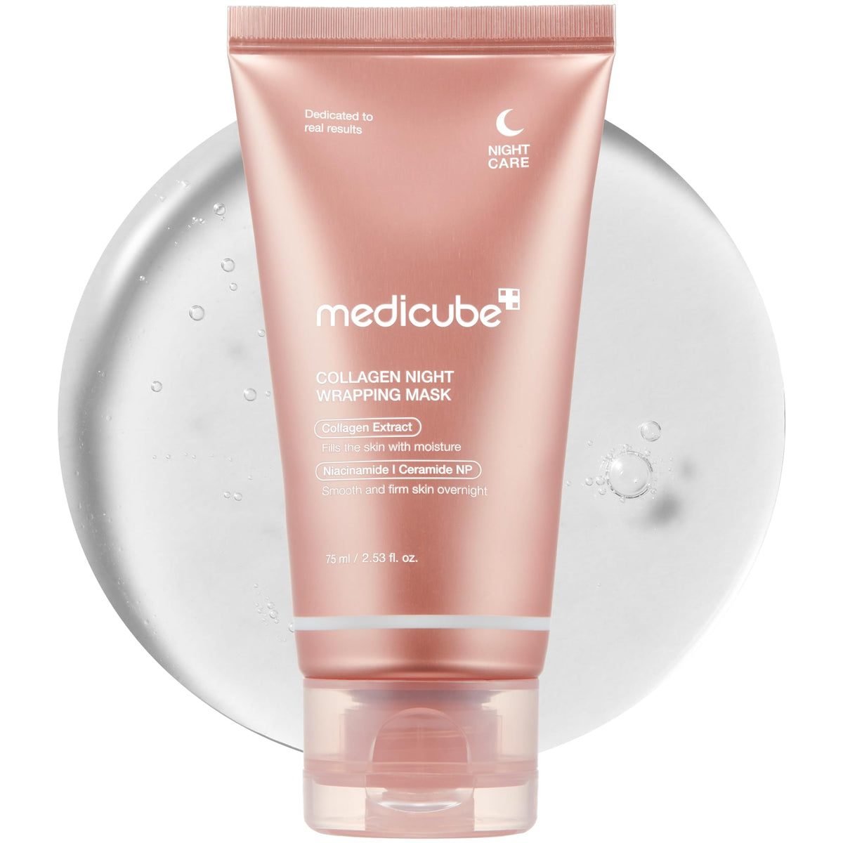 medicube Wrapping Mask Collagen Glazed Milky Glow - Daytime Peel Off Mask
