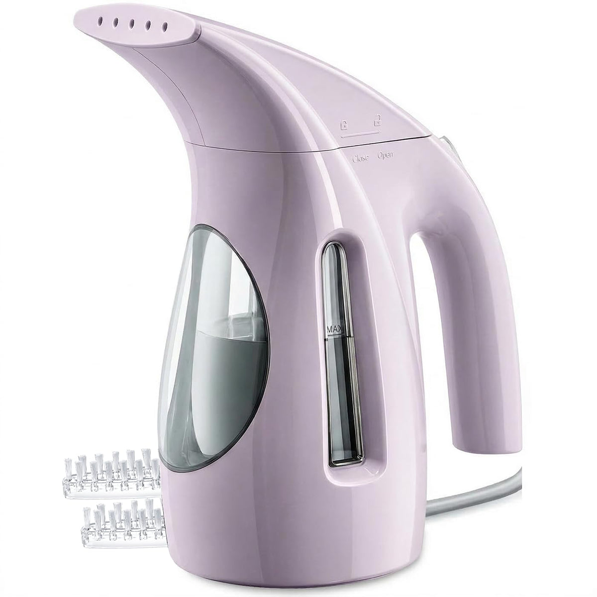 HiLIFE Steamer for Clothes, Portable Handheld Clothing Steamer, 240ml Big Capacity, 700W, Strong Power, Fabric Quick Wrinkle Remover with Brush for Home, Office(ONLY 120V)(Ink Black)