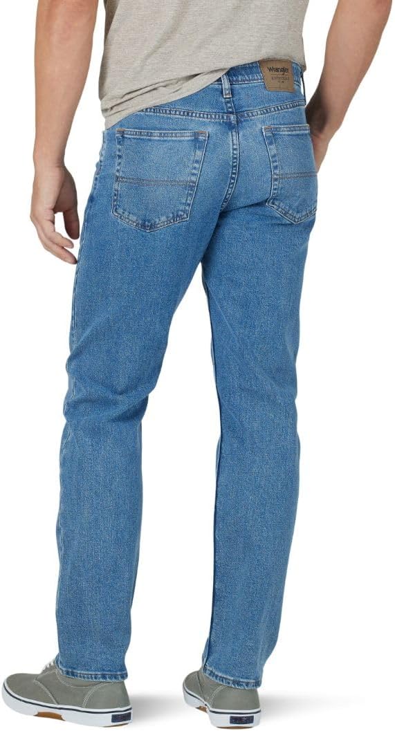 Wrangler Mens Comfort Flex Waist Relaxed Fit Jean