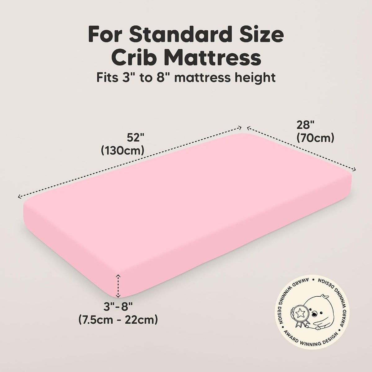 KeaBabies 2pk Organic Cotton Crib Sheets for Boys Girls 52x28, ABC Land Sky