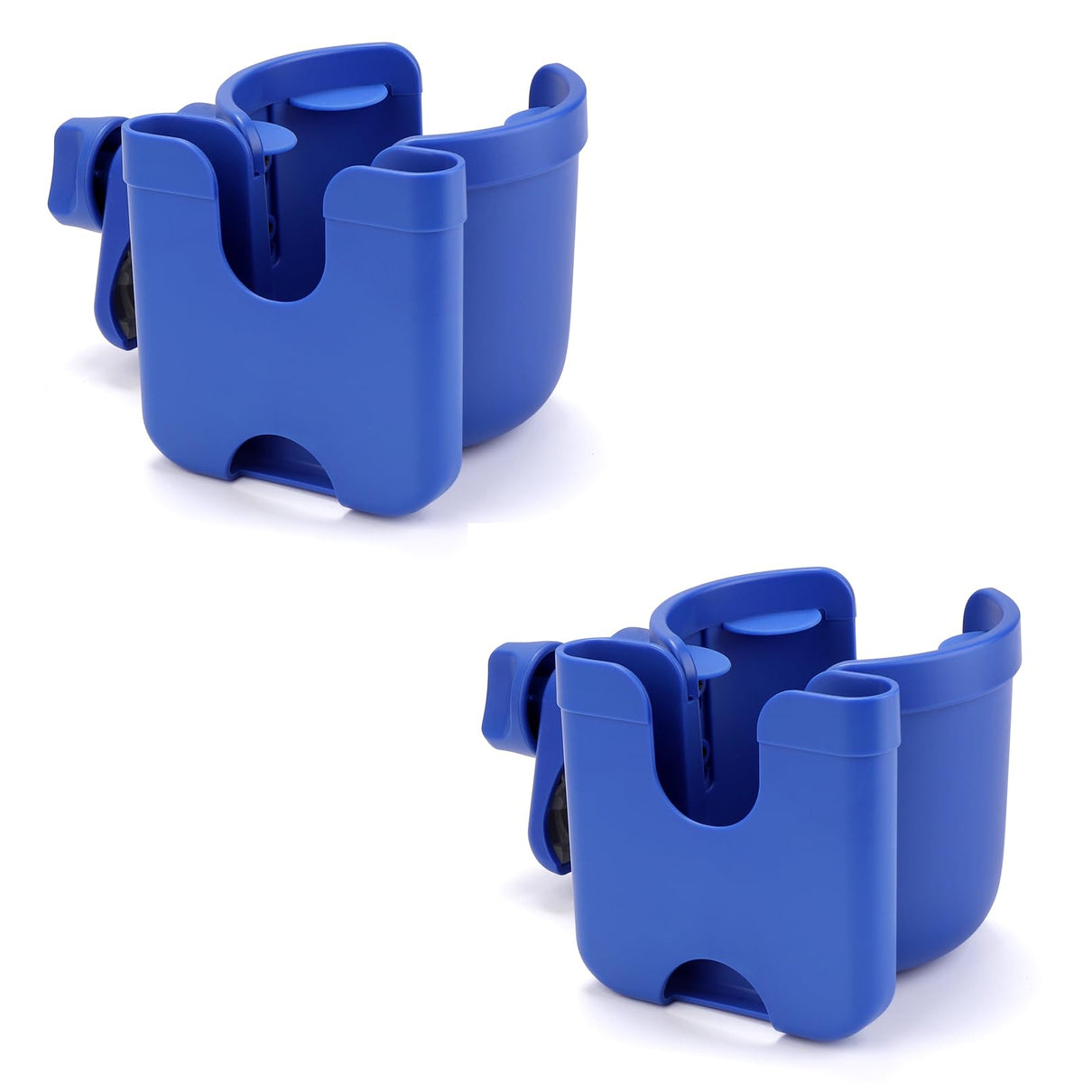 Accmor Stroller Cup Holder with Phone Holder, Bike Cup Holder, Walker Scooter Wheelchair Cup Holder Attachment, Universal Cup Holder for Uppababy Graco Strollers
