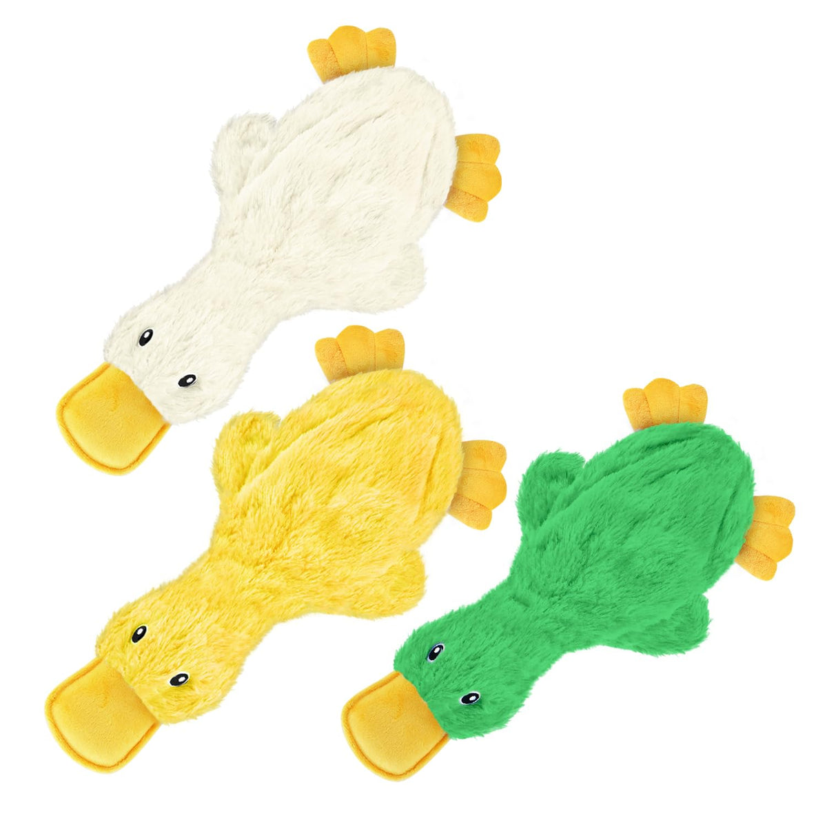 Best Pet Supplies Interactive Squeaky Dog Toy - Crinkle Duck, Blue Father Jim Norris notebooks