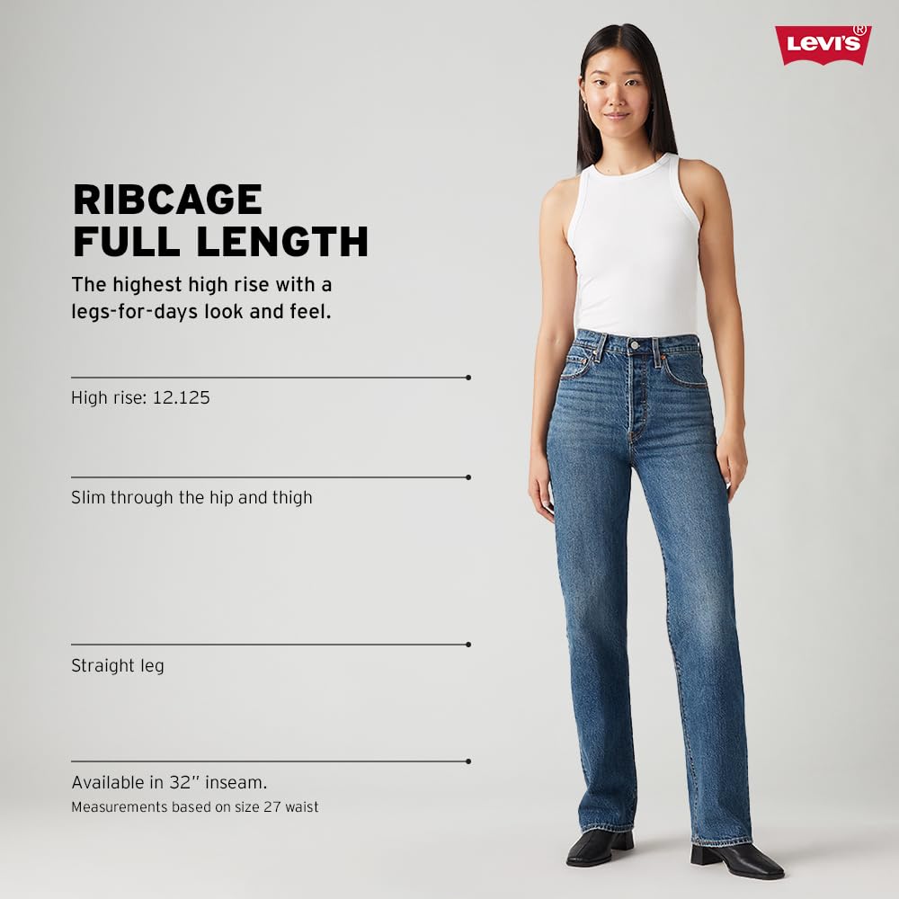 Levi's Women's Ribcage Straight Full Length Jeans