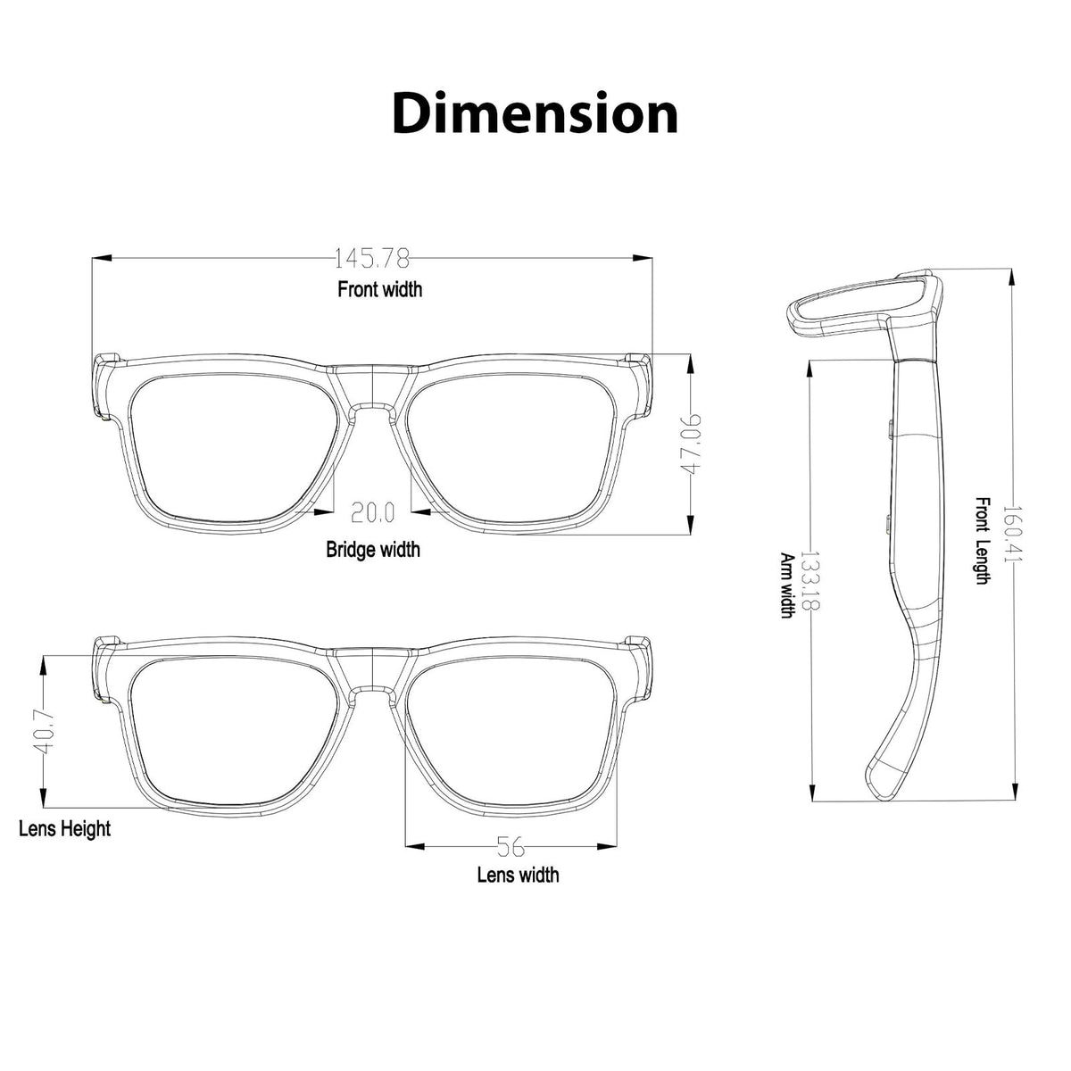 OhO Open Ear Smart Glasses, UV400 Z87.1 Lightweight Audio Bluetooth Glasses Father Jim Norris notebooks