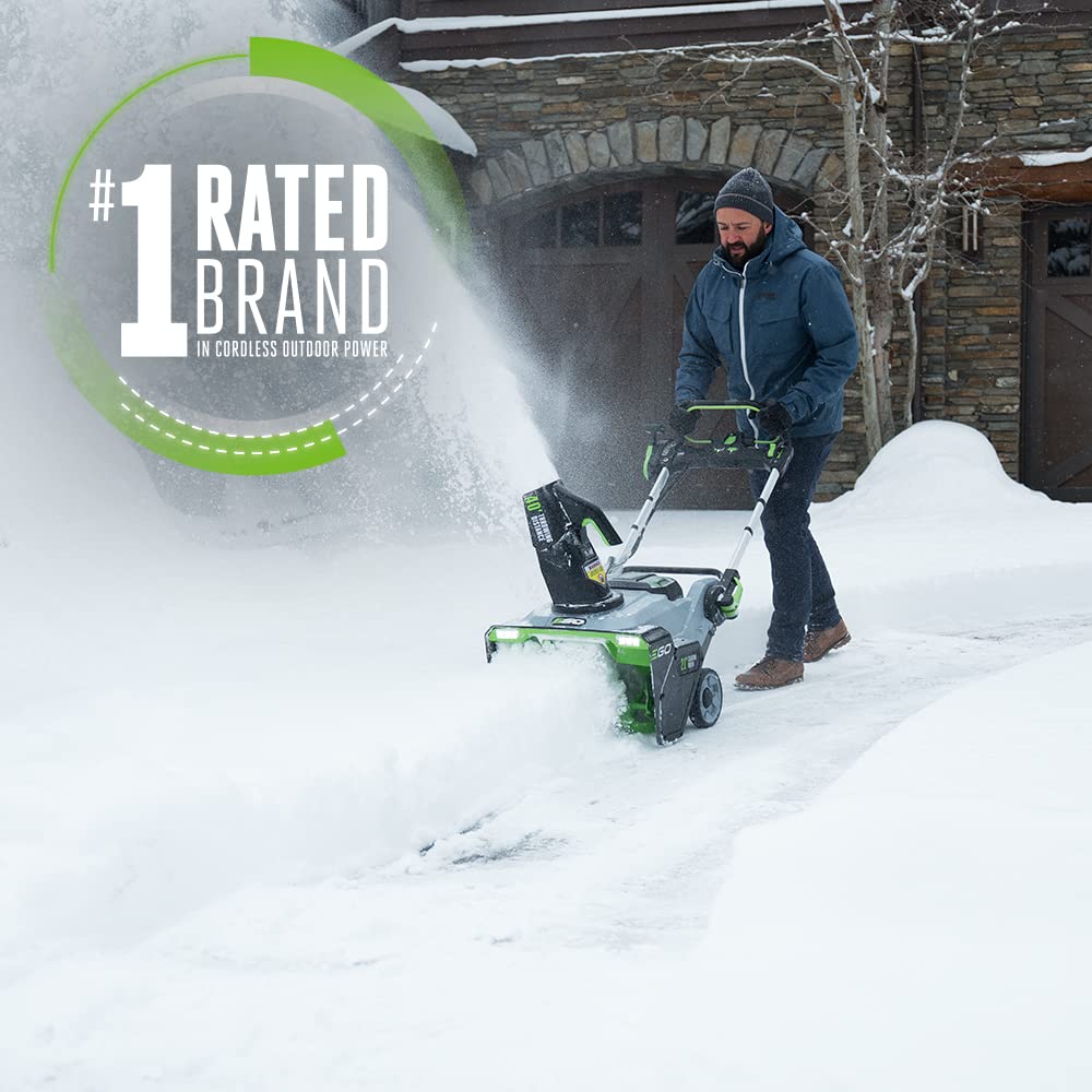 EGO Power+ 21" Electric Snow Blower, Gray/Black, Cordless Steel Auger, Includes (2) 56V 5.0Ah Batteries and Dual Port Charger, SNT2112 Father Jim Norris notebooks