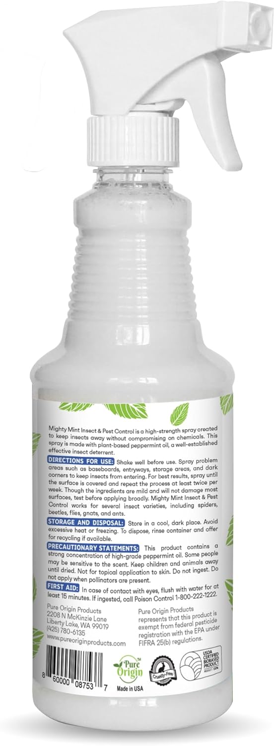 Mighty Mint Peppermint Oil Insect Repellent Spray, 16 oz Father Jim Norris notebooks