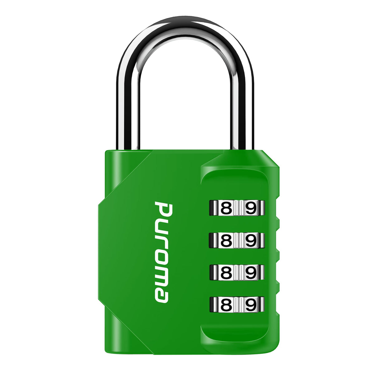 Puroma 2 Pack Combination Lock Locker 4 Digits Combo Padlock Gym Black