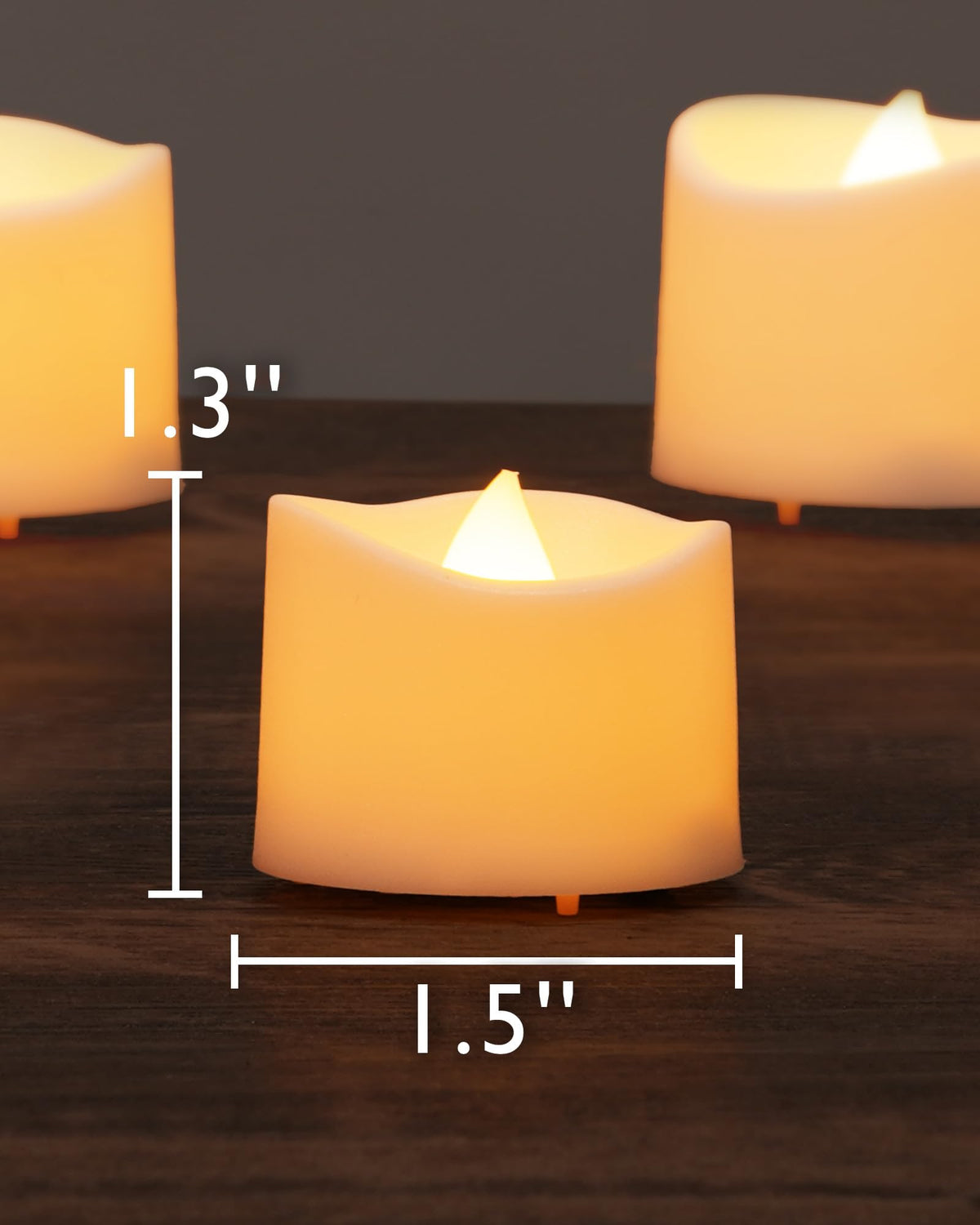 Homemory 24-Pack Black Flameless Battery Tea Light Candles, 200+ Hours Father Jim Norris notebooks