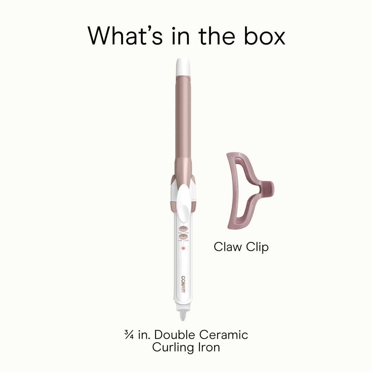 Conair Curling Iron, Double Ceramic, 1-in. Barrel, White/Rose Gold Father Jim Norris notebooks