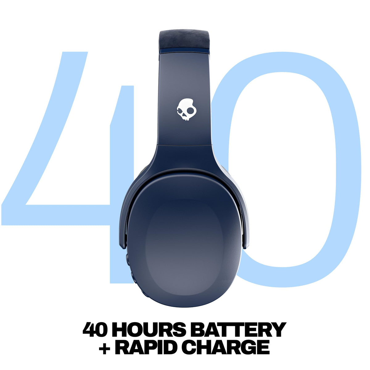 Skullcandy Crusher Evo Wireless Multi-Sensory Bass Headphones - True Black Father Jim Norris notebooks