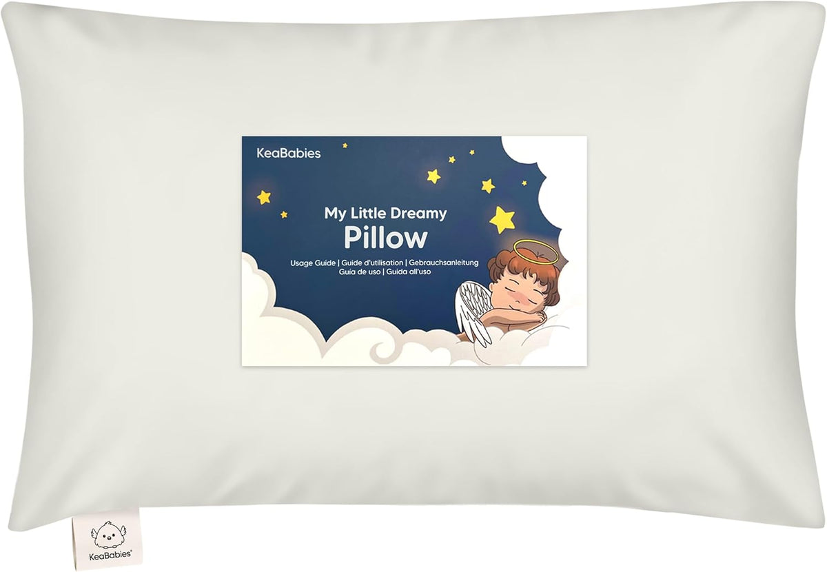 Toddler Pillow with Pillowcase, 13x18 My Little Dreamy Pillow (ABC Land)