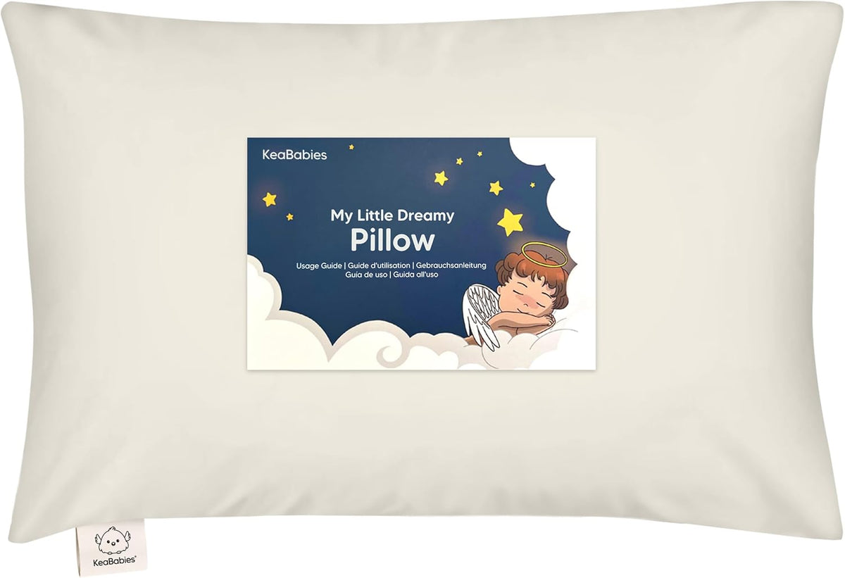 Toddler Pillow with Pillowcase, 13x18 My Little Dreamy Pillow (ABC Land)