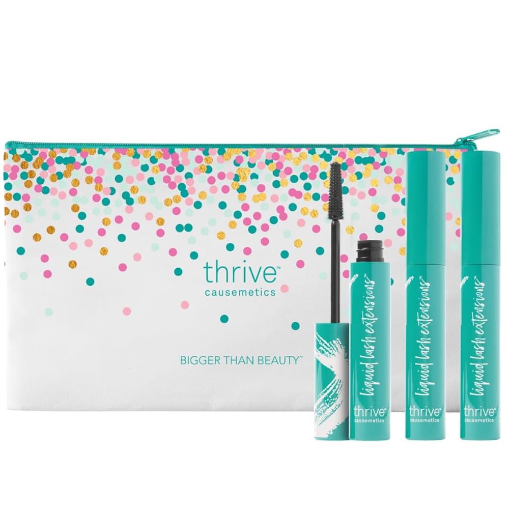 Thrive Causemetics Liquid Lash Extensions Mascara, Brown Black Shade Father Jim Norris notebooks