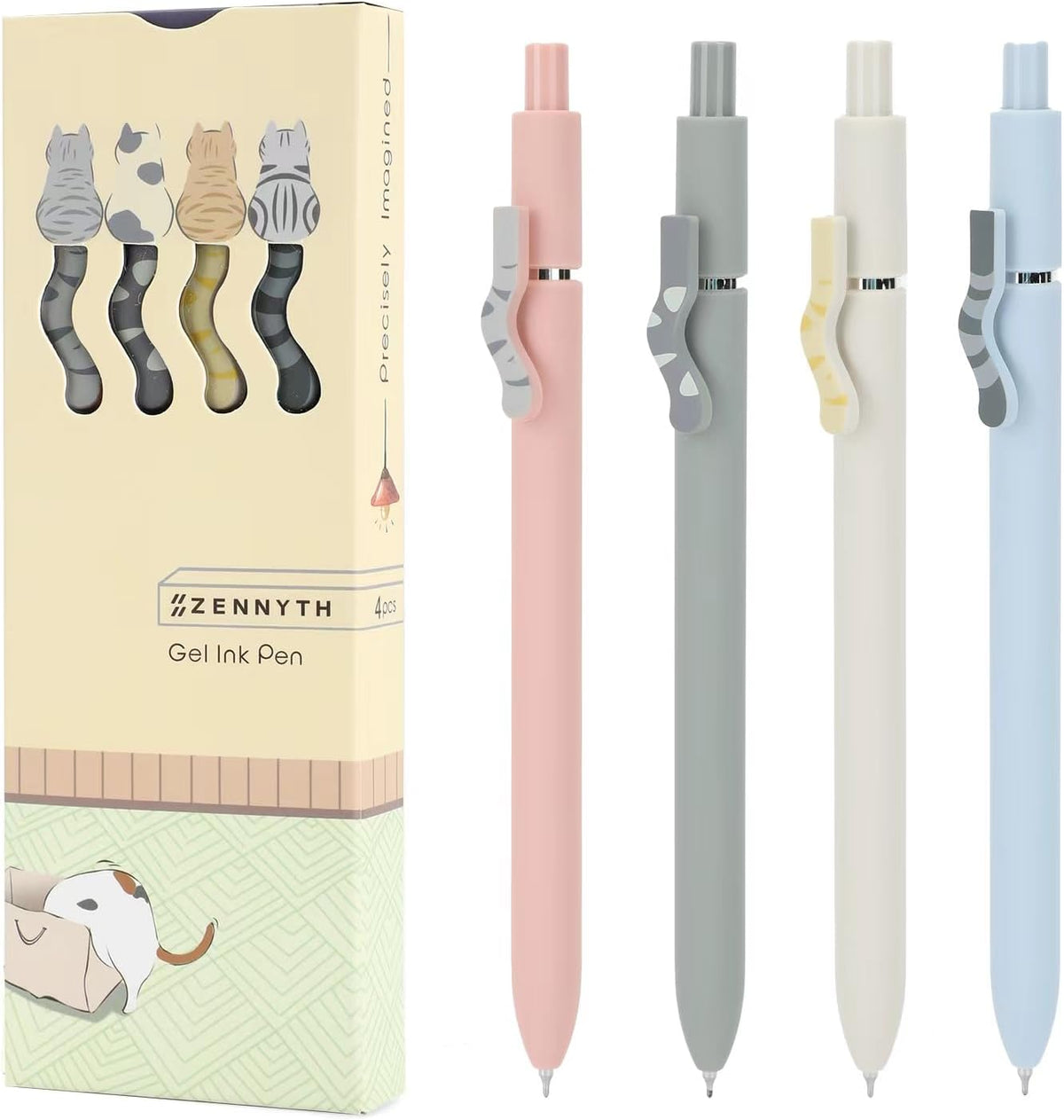 Ddaowanx Gel Pens,6 Pcs 0.5mm Retractable Quick Dry Black Ink Pens Father Jim Norris notebooks