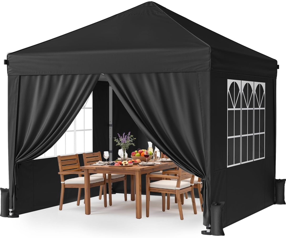 10x10 Pop Up Canopy Tent with One-Push Center Lock,Dark Gray Father Jim Norris notebooks